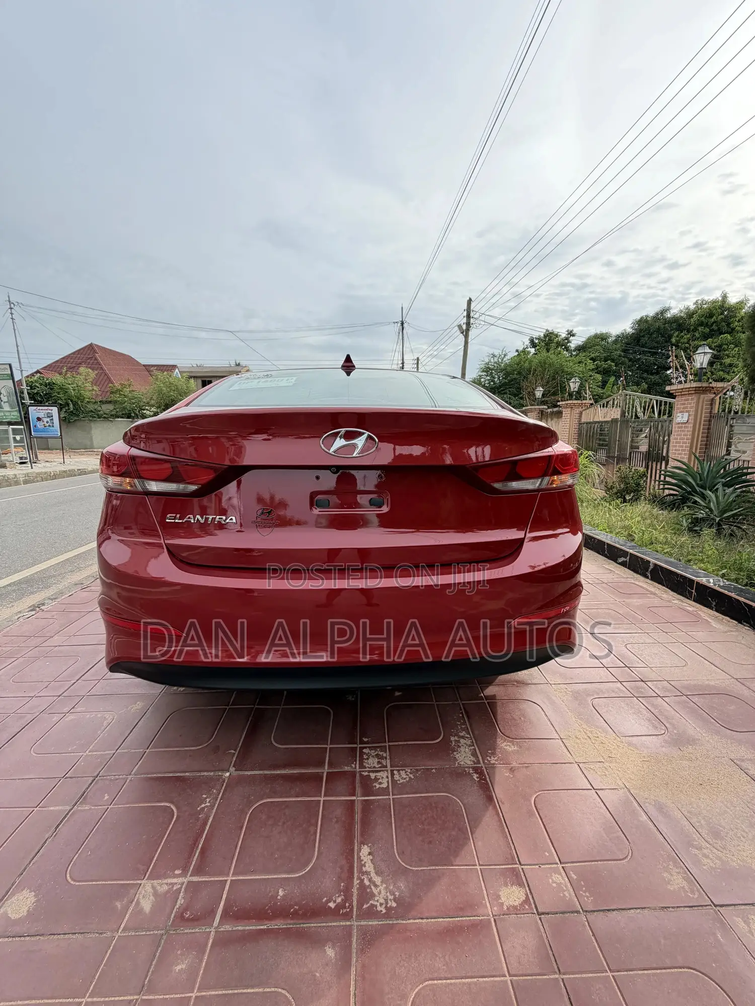 Hyundai Elantra Limited 2018 Red