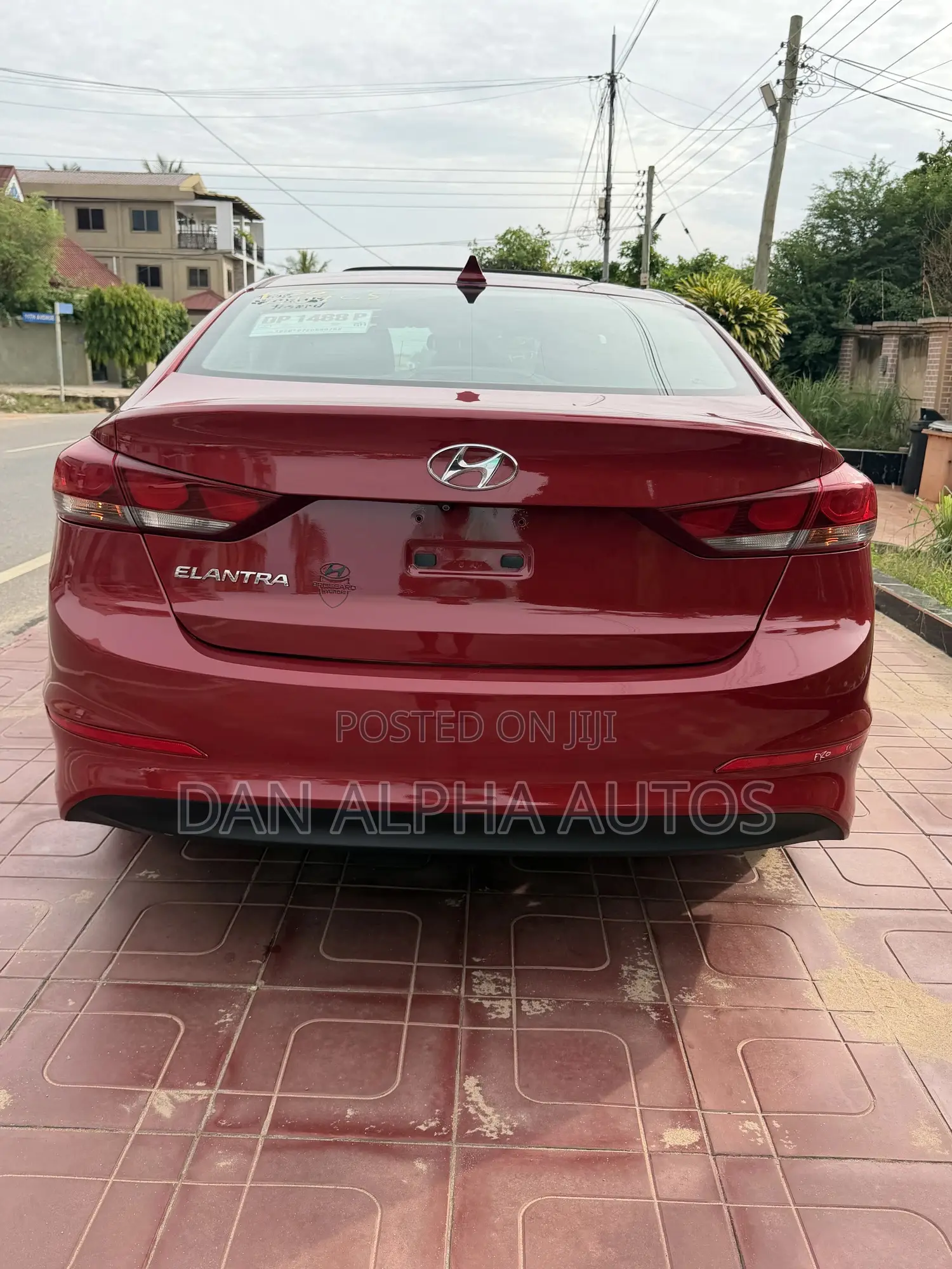 Hyundai Elantra Limited 2018 Red