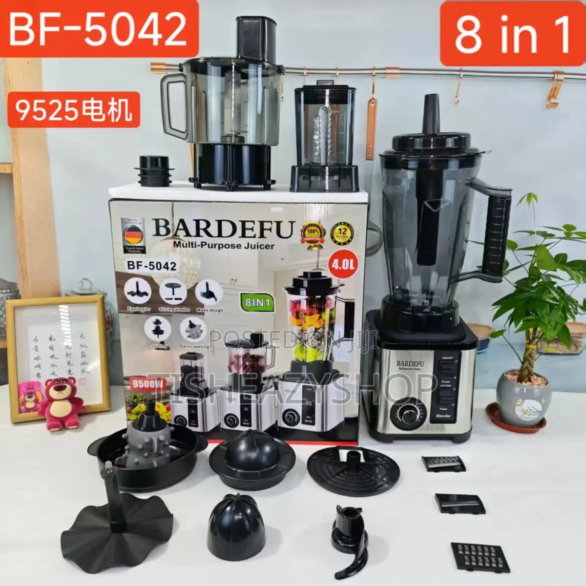 8 in 1 Bardefu Blender (4l)