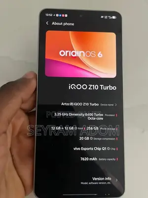 Vivo iQOO Z10 Turbo 256 GB White