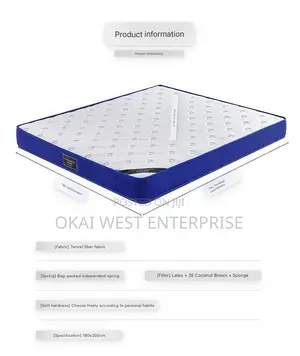 Premium 22cm Pocket Spring Mattress – 1.8*2m Compressed for Ease