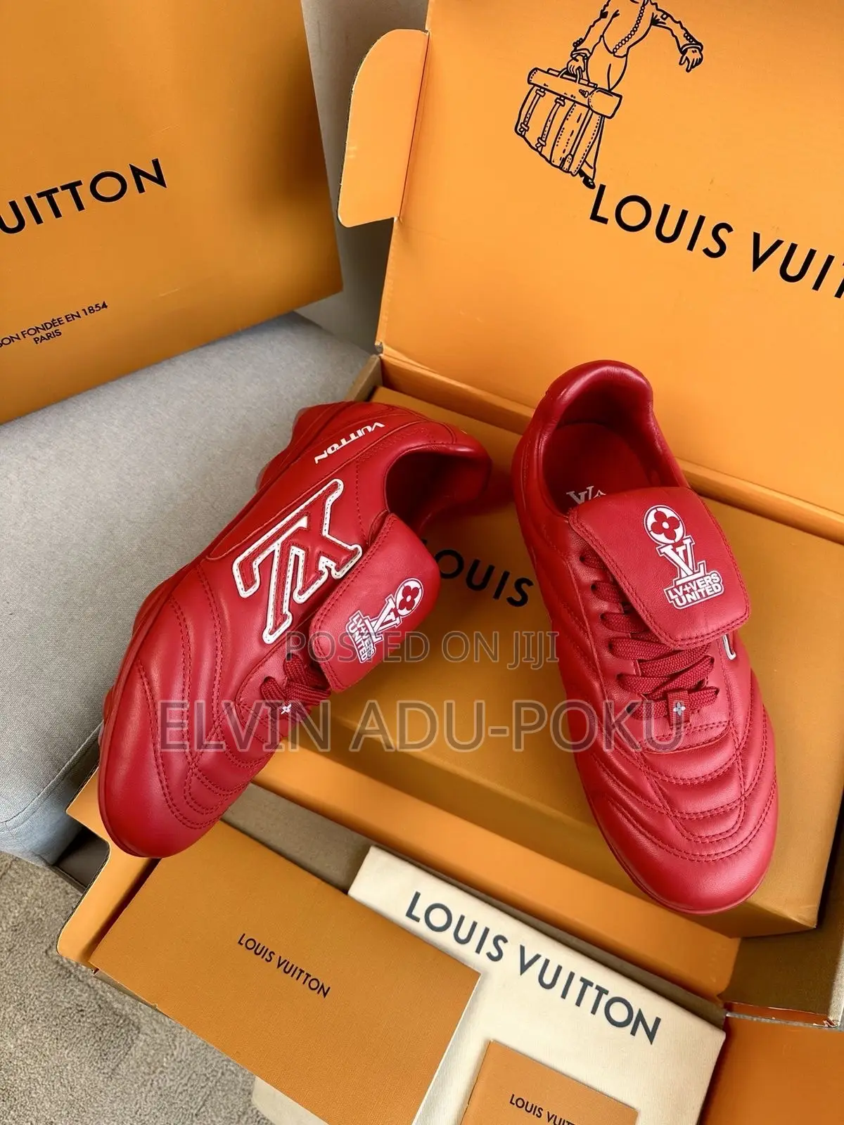Louis Vuitton Foot-Print Sneaker, Swipe > 