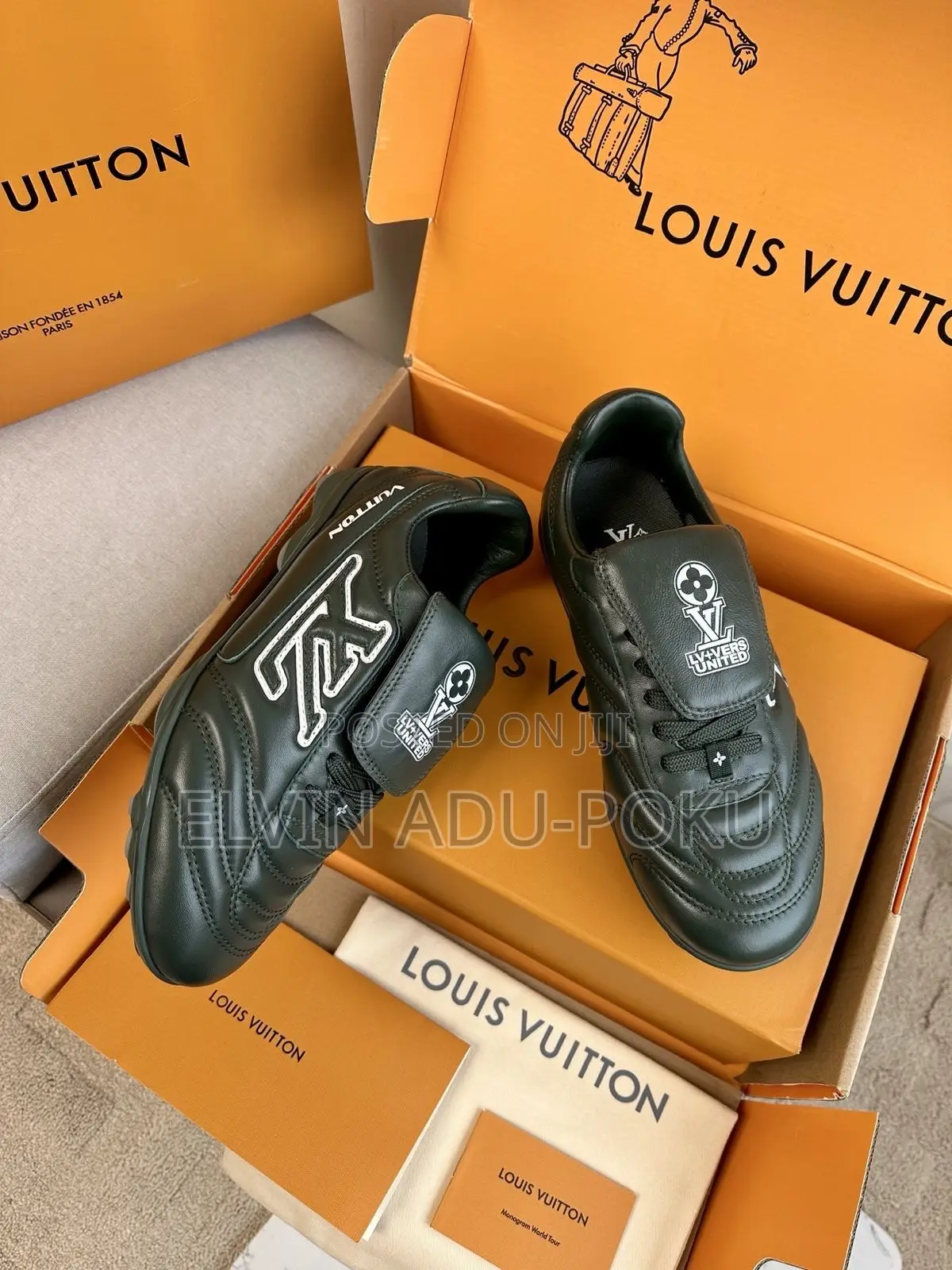 Louis Vuitton Foot-Print Sneaker, Swipe > 
