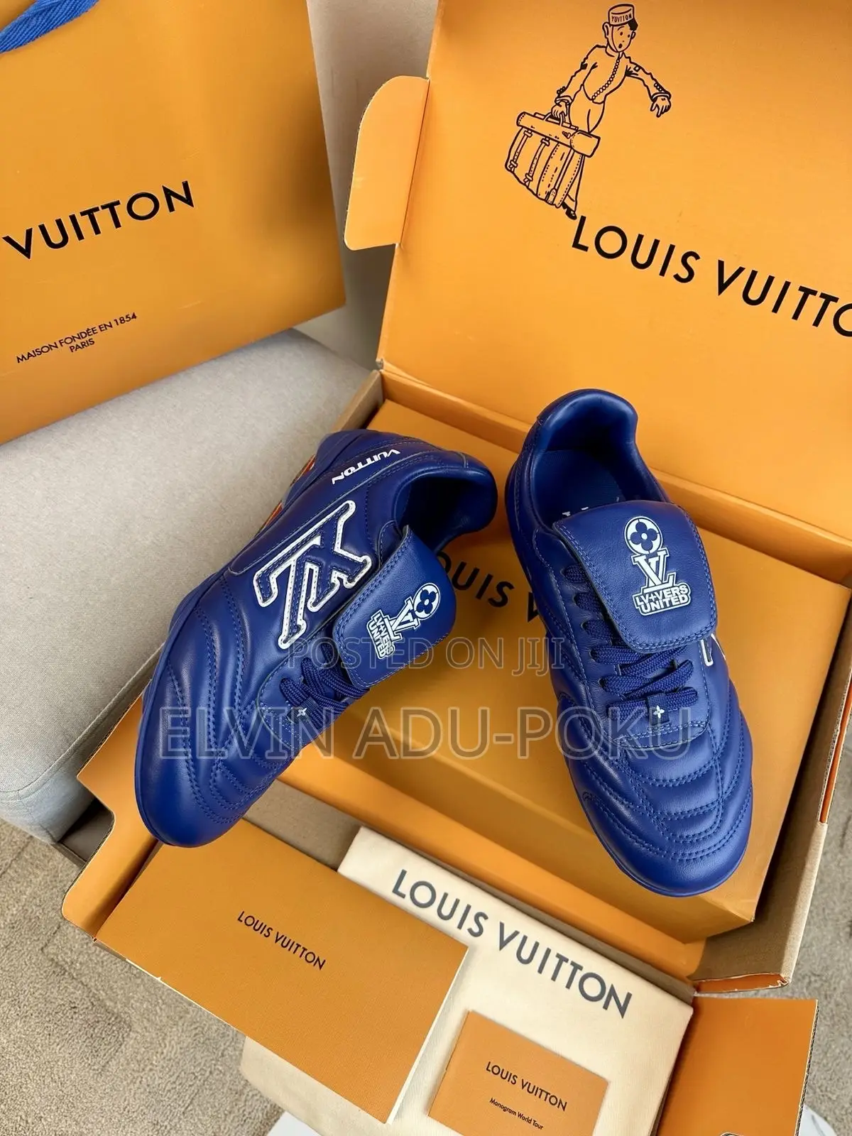 Louis Vuitton Foot-Print Sneaker, Swipe > 