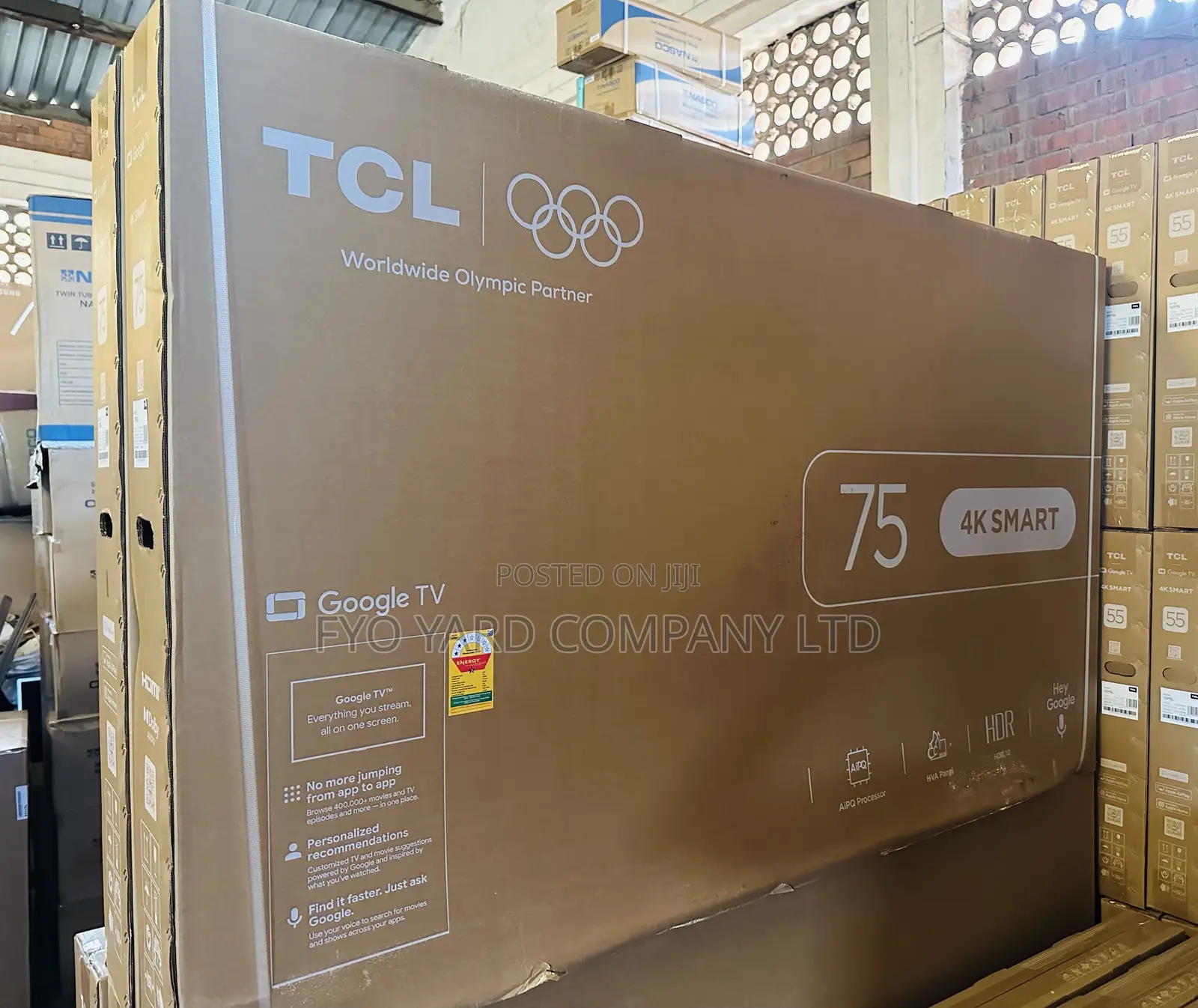 Latest Modern Design TCL 75inch Smart HDR Android Led Tv