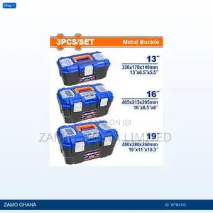 3 PCS Plastic Tool Boxes - Wtb4103