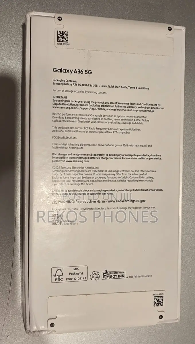 New Samsung Galaxy A36 128 GB