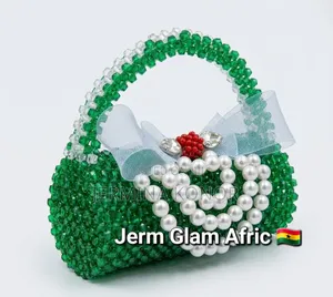Luxury Handmade Beaded Pearl Bag