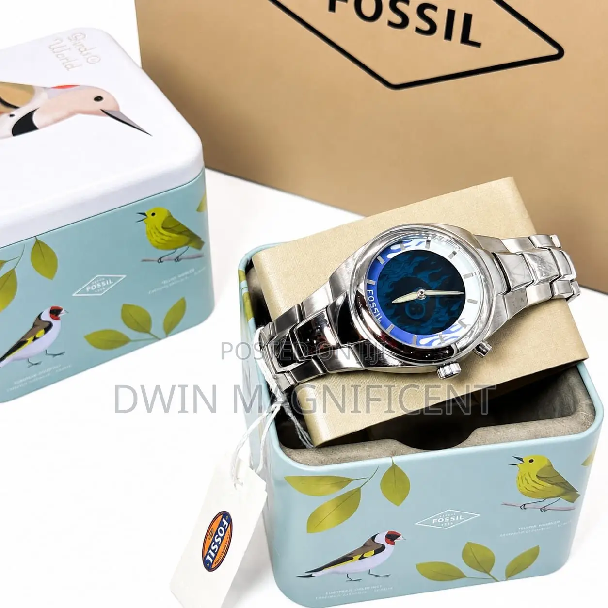 Fossil Big Tic Limited Edition Y2k Stainless Steel Watch