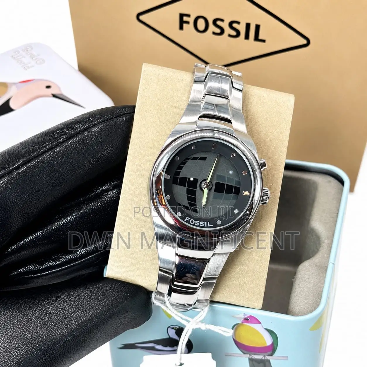 Fossil Big Tic Limited Edition Y2k Stainless Steel Watch