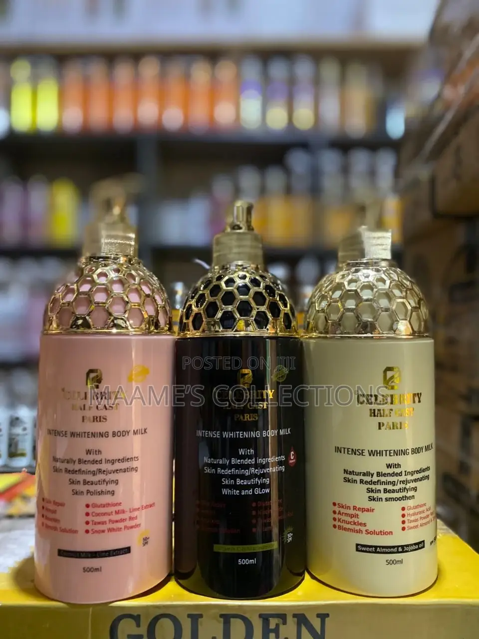 Celebrity Half Cast Paris Intense Whitening Body Milk Lotions
