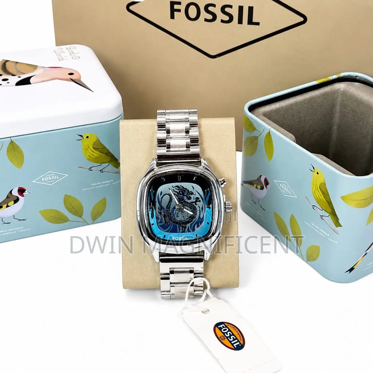 Vintage Fossil Big Tic Jr-8292 Watch