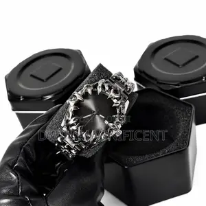 Gothic-Style Gunmetal Watch