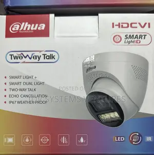 Hac-Hdw1200tq-Il-T 2mp Smart Dual Light Hdcvi Two-Way Talk Fixed-Focal