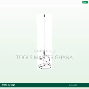 Paint Mixer Hex / Chrome 80*400 Paddle - Sgs252