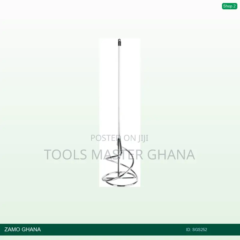 Paint Mixer Hex / Chrome 80*400 Paddle - Sgs252