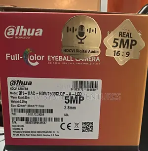 Dh-Hac-Hdw1509clqp-a-Led5mp Full-Color Hdcvi Quick-to-Install Eyeball