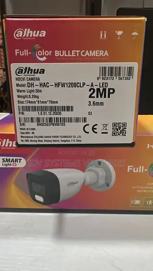 Dh-Hac-Hfw1209clp-a-Led 2mp Full-Color Hdcvi Bullet