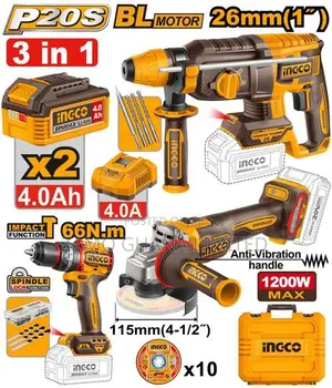 3 PCS Cordless Combo Kit - Ckli202598