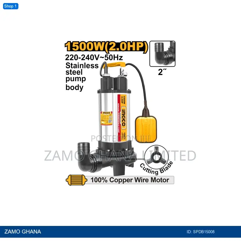Sewage Submersible Pump - Spdb15008