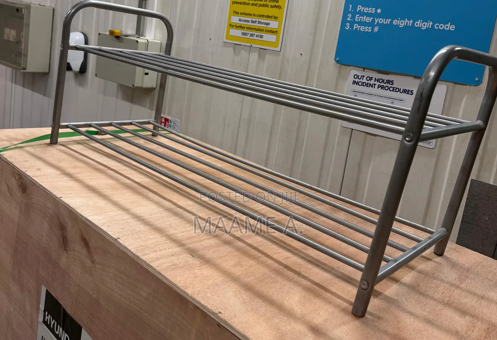 Mettalic Shoe Rack