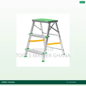 Ferral 2 Steps Ffoldable Ladder Aluminium Green - Fer-02293