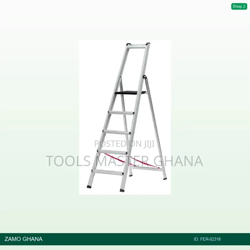 Ferral Extra 8 Ladder 7+1 Steps Aluminium (7 Steps + 1 Pla - Fer-02318
