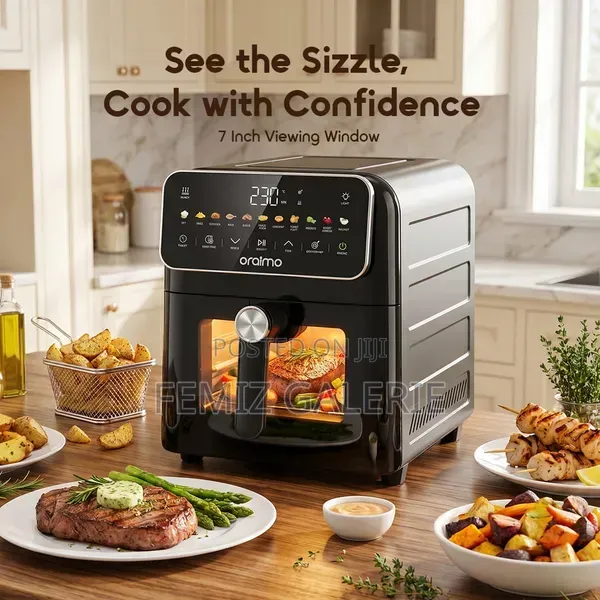 Oraimo Intellifry 9l 230°C Dual Side Flip Free Air Fryer