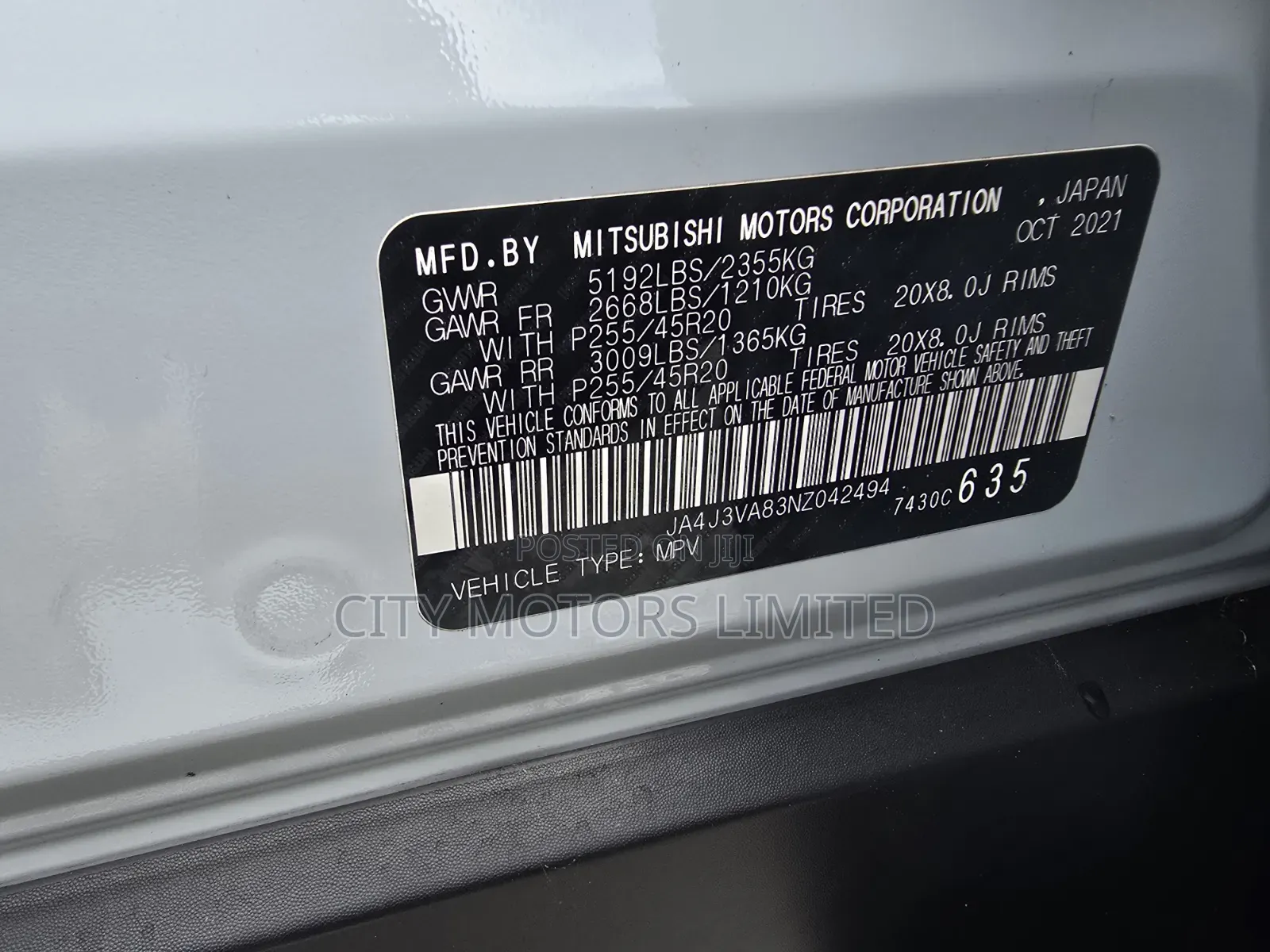 Mitsubishi Outlander SEL 2022 White