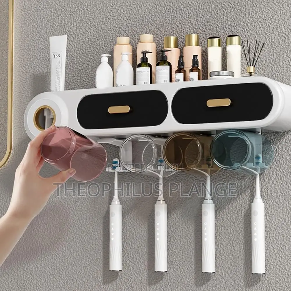 Toothpaste Dispenser / Bathroom Organizer