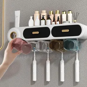Toothpaste Dispenser / Bathroom Organizer
