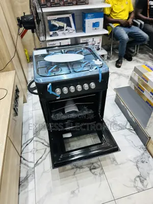 Available Now at Store Gas Cooker Smart 60/60 4burneroven Grill Black