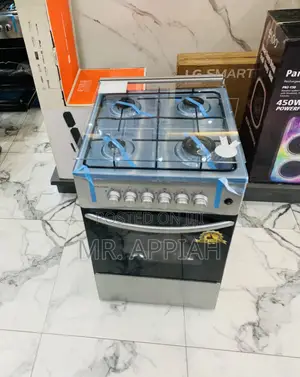 Elegant Volcano 50x50 4 Burner With Grill(Glas Lid) 
