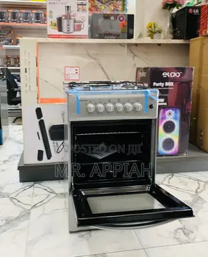 Check Out Unique Volcano Gas Oven 4 Burner With Grill(Glass Door)