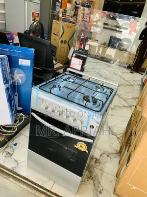 High Quality Volcano 50x50 Gas Oven 4 Burner(Glass Oven)Gray 