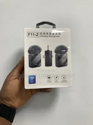 F11 3 in 1 Wireless Microphone for Android , iPhone, Pc and Cameras