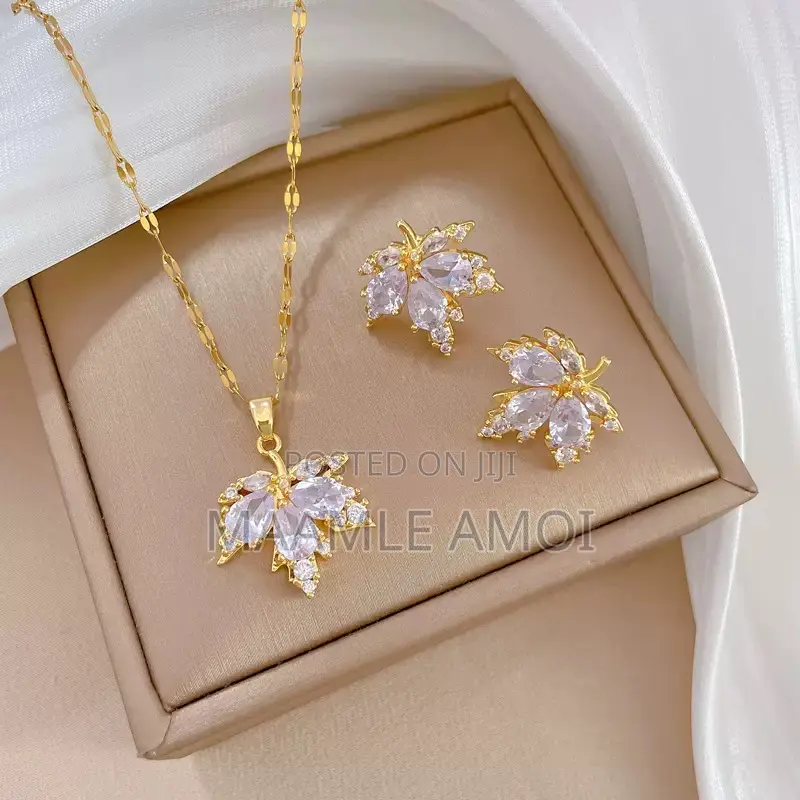 2in1 Necklace and Earrings (Gift Set)