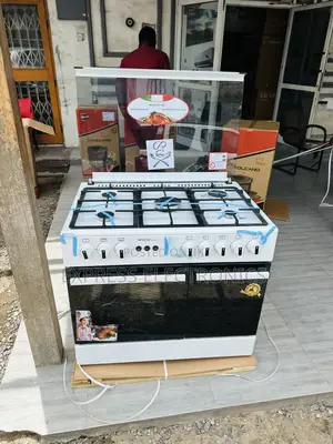 Call for the New White Midea Tech 5burner 60/90 Gas Cooker