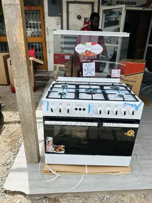 A Best New White Midea Tech Gas Cooker Oven 5b 60/90