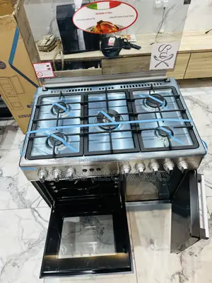 Zealous Sleek Gas Cooker Oven Grill 5b 60/90 Sliver Grill Rotisserie