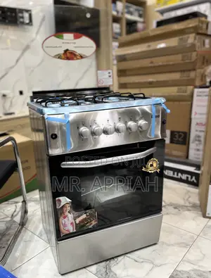 Check Out Original Ferre 4 Gas Burner With Grill(Glass Lid) Gray