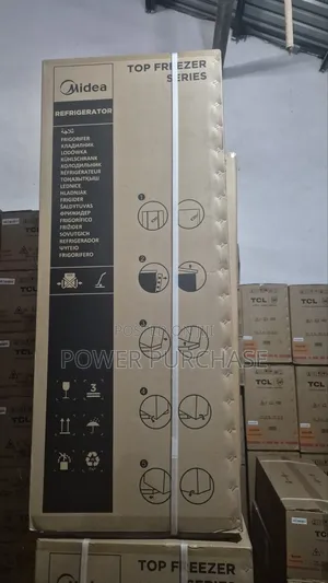 Top Midea 204 Litres Double Door Fridge