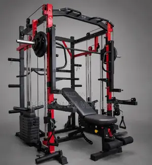 Commercial Smith Machine With Bench