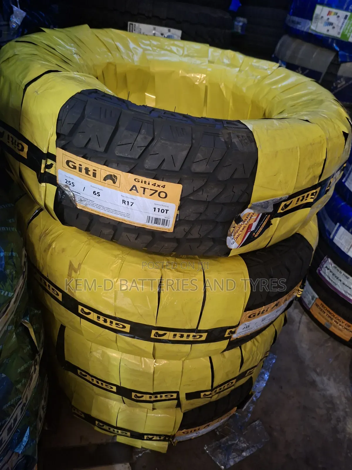 255/65r17 Giti All Terrain Tires + Free Installation or Free Delivery