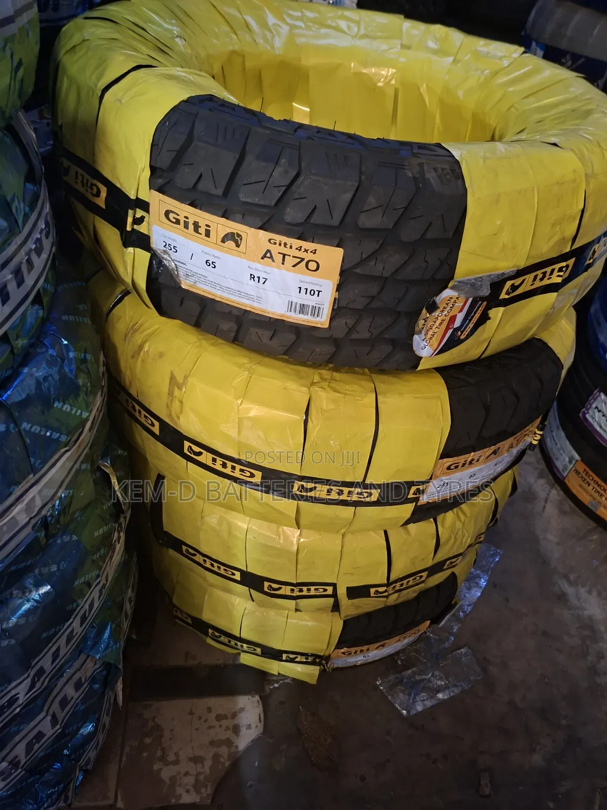 255/65r17 Giti All Terrain Tires + Free Installation or Free Delivery