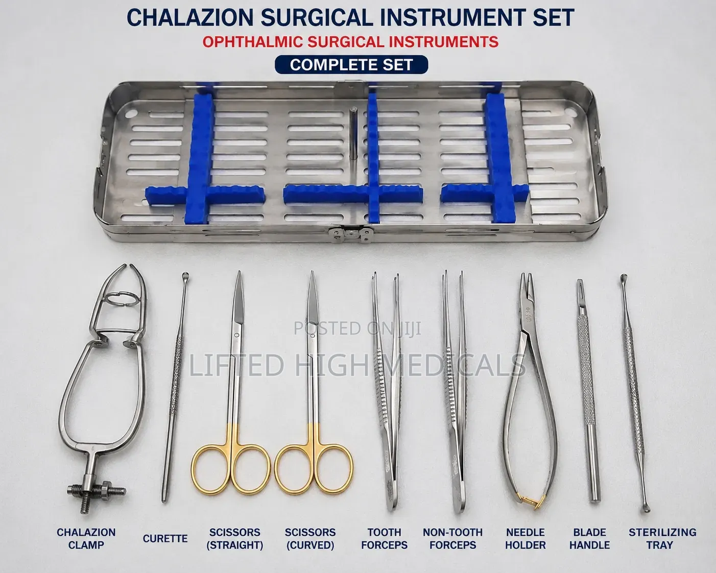 Chalazion Surgical Instrument Set for Eye Clinics