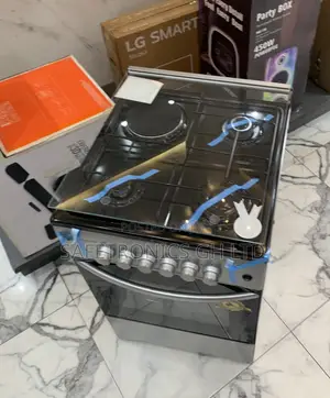 Elegant Sliver Volcano 50x50 Cooker - 2 Gas.2 Electric