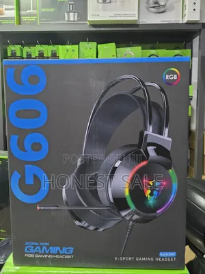 G606 RGB Usb Plug and Play Gaming Wired Headphones