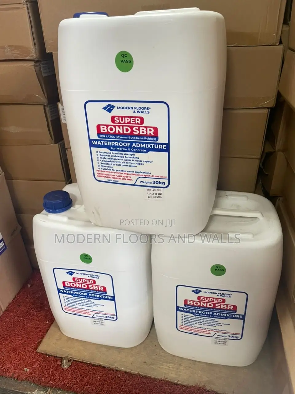 Super Bond SBR Latex Waterproof Admixture for Mortar Concrete