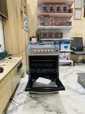 4burner Gas Cooker Oven Grill Sliver 50/50 Volcano